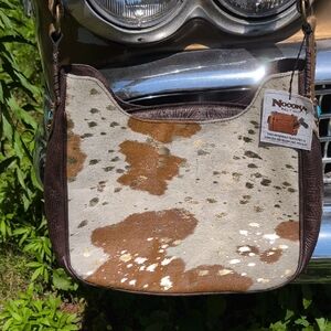 Nocona Brown and Gold Shoulder Bag